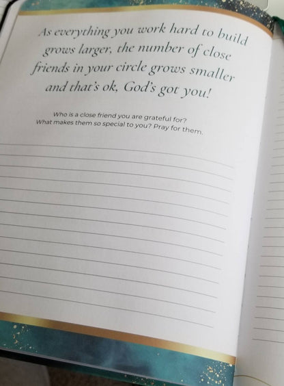 Show Your Crown Prayer Journal | Gold Foil Hardcover Gift Edition