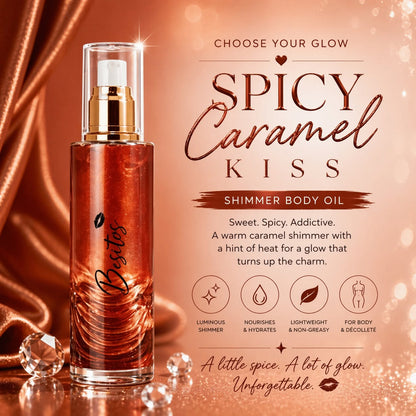 Besitos Beauty Shimmer Body Oil | Radiant Glow Collection