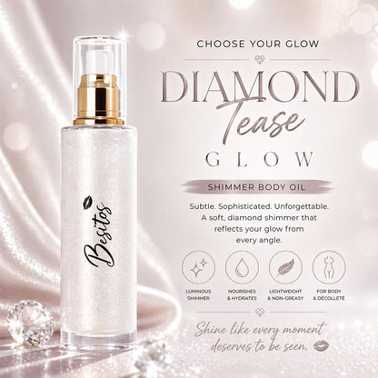 Besitos Beauty Shimmer Body Oil | Radiant Glow Collection