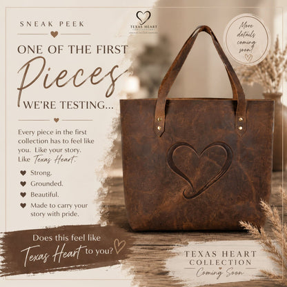 The Texas Heart Tote | Founder Edition