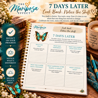 The Mariposa Effect | 20-Page Printable Reflection Workbook