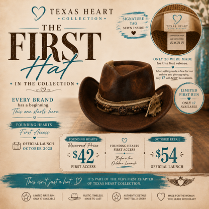 The First Hat | Texas Heart Collection Founder Edition