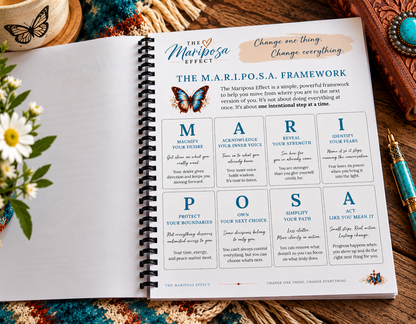 The Mariposa Effect Reflection & Action Guide - Spiral-Bound Edition