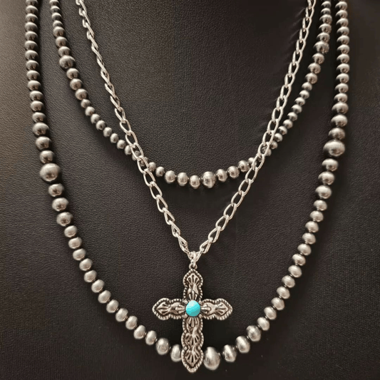 Sunday & Denim Layered Necklace