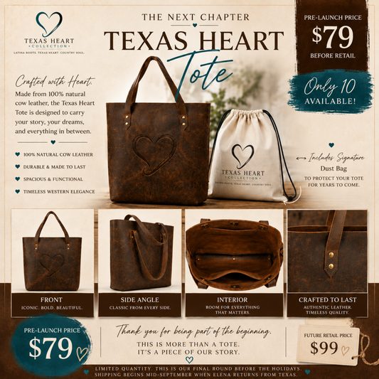 The Texas Heart Tote | Founder Edition