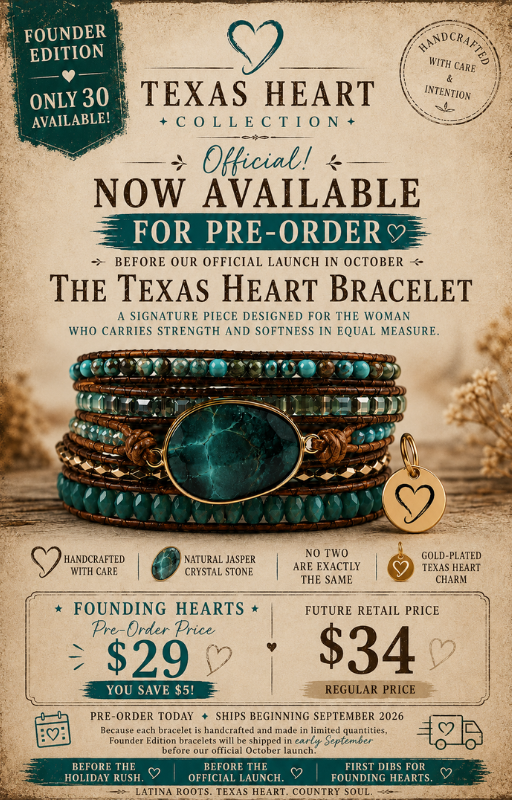 The Texas Heart Bracelet | Founder Edition